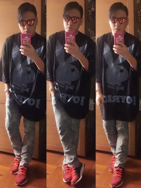 「JOYRICH」｜Edimundson さん（メンズ・180cm）の夏コーディネート