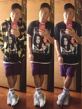 「JOYRICH」｜「アイテム（モッズコート）」を使った、Edimundson さん（メンズ・180cm）の秋コーディネート