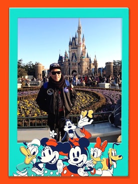 「menswear」｜「アイテム（MA-1）」を使った、Edimundson さん（メンズ・180cm）の春コーディネート