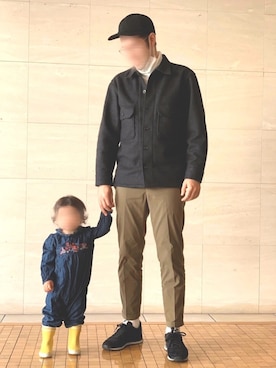 「EDIFICE（エディフィス）のアイテム（チノパンツ）」を使った、koizumiiiiさん（メンズ・178cm）の春コーディネート