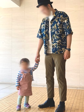 「EDIFICE（エディフィス）のアイテム（チノパンツ）」を使った、koizumiiiiさん（メンズ・178cm）の春コーディネート