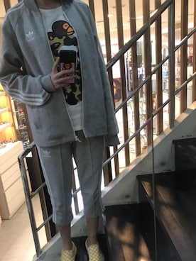 「A BATHING APE（アベイシングエイプ）のアイテム（その他）」を使った、Dobbyさん（レディース・163cm）の夏コーディネート