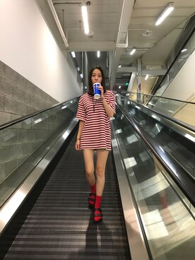 「北投」｜Dobbyさん（レディース・163cm）の夏コーディネート
