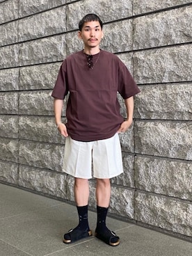 ＜Steven Alan＞ BAGGY EASY SHORT PANTS Steven Alan＞ 10oz DENIM 5POCKET BAGGY SHORT PANTS/ショート