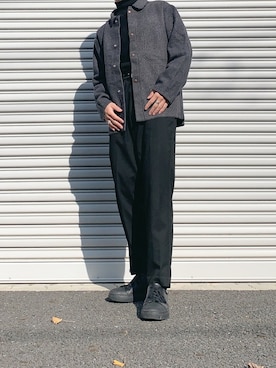 「COS（コス）のアイテム（シューズ）」を使った、y_aaaさん（メンズ・169cm）の冬コーディネート