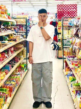 「NEXHYPE（ネックスハイプ）のアイテム」を使った、ATさん（メンズ・176cm）の春コーディネート