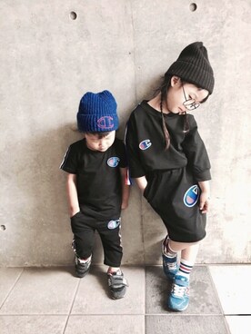 ☁︎雲とゆんちゃん☁︎さん（キッズ・110cm）の夏コーディネート