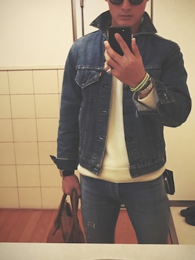 「summer style」｜「アイテム（ジャケット/アウター）」を使った、中山幹大さん（メンズ・175cm）の春コーディネート