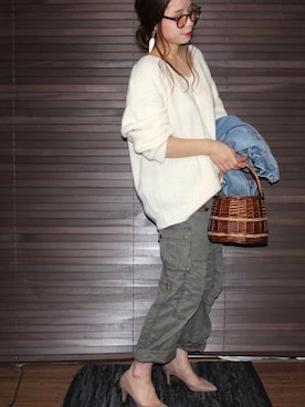 「ドラフトリーバイス」｜「アイテム（パンプス）」を使った、yuniさん（レディース・155cm）の冬コーディネート