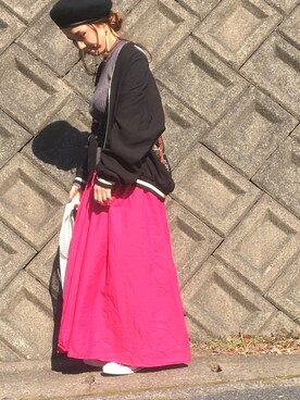 「No6（ナンバーシックス）のアイテム」を使った、yuniさん（レディース・155cm）の春コーディネート