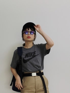 「Illesteva（イレステーバ）のアイテム」を使った、yuniさん（レディース・155cm）の春コーディネート