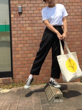 「RITA（リタ）のアイテム」を使った、yuniさん（レディース・155cm）の夏コーディネート