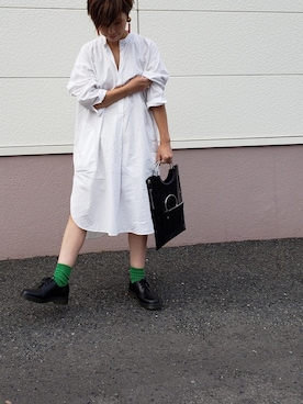 「A part by（アパートバイ）のアイテム（レッグウェア）」を使った、yuniさん（レディース・155cm）の秋コーディネート