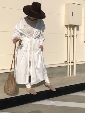 「NOMBRE IMPAIR（ノンブルアンペール）のアイテム（ジャケット/アウター）」を使った、yuniさん（レディース・155cm）の冬コーディネート