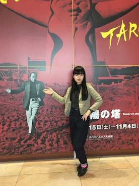 「岡本太郎」｜ますみるくさん（レディース・165cm）の秋コーディネート