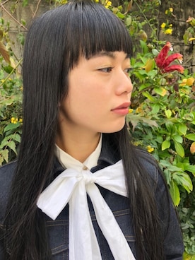 「無印良品（ムジルシリョウヒン）のアイテム（デニムジャケット）」を使った、ますみるくさん（レディース・165cm）の春コーディネート