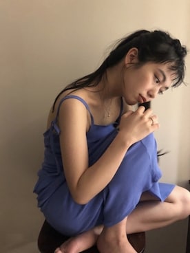 「裸足」｜ますみるくさん（レディース・165cm）の夏コーディネート