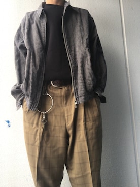 「MACBETH（マクベス）のアイテム」を使った、nayutaさん（メンズ・167cm）の冬コーディネート