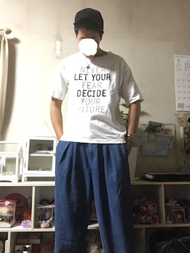 「24SURF_（トゥーフォーサーフ）のアイテム」を使った、TORUさん（メンズ・177cm）の夏コーディネート