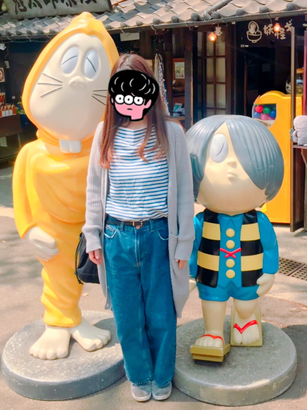 「adidasのadidas/GAZELLE（スニーカー、グレー系）」を使った、ちゃむさん（レディース・154cm）の春コーディネートの1枚目の写真