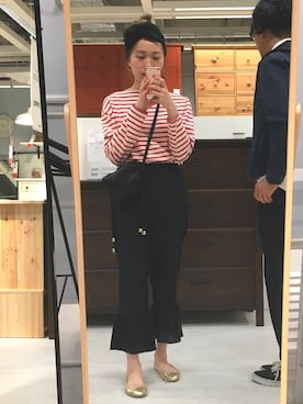 「シアタープロダクツ(THEATRE PRODUCTS)」｜「アイテム（バレエシューズ）」を使った、maimaiさん（レディース・163cm）の春コーディネート