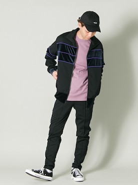 「URBAN RESEARCH（アーバンリサーチ）のアイテム（ジャージ）」を使った、yukihigashiuraさん（メンズ・172cm）の夏コーディネート