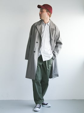 「春コート」｜yukihigashiuraさん（メンズ・172cm）の冬コーディネート