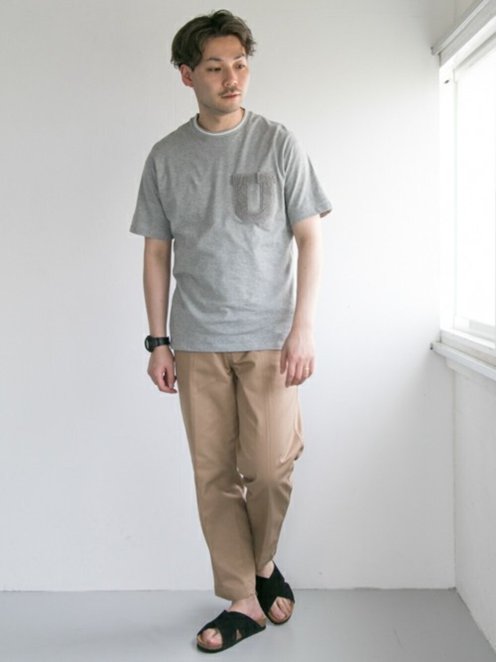 yukihigashiuraさんの「レタードラインTシャツ（URBAN RESEARCH）」を使ったコーディネート
