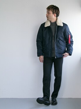 「Alpha Industries（アルファインダストリーズ）のアイテム」を使った、yukihigashiuraさん（メンズ・172cm）の夏コーディネート