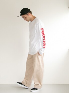 「URBAN RESEARCH（アーバンリサーチ）のアイテム（キャップ）」を使った、yukihigashiuraさん（メンズ・172cm）の秋コーディネート