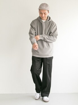 「URBAN RESEARCH（アーバンリサーチ）のアイテム（キャップ）」を使った、yukihigashiuraさん（メンズ・172cm）の秋コーディネート