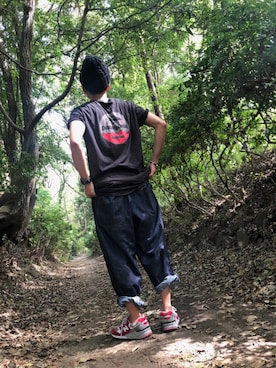 「gilet（ジレ）のアイテム」を使った、ロックさん（メンズ・170cm）の秋コーディネート
