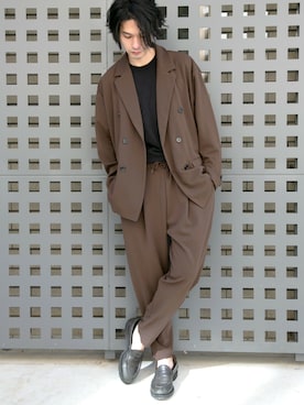 「Bling Leads（ブリングリーズ）のアイテム」を使った、CERCAさん（メンズ・173cm）の春コーディネート