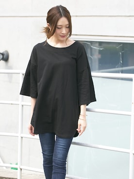 「CERCA（チェルカ）のアイテム」を使った、CERCAさん（レディース・162cm）の春コーディネート