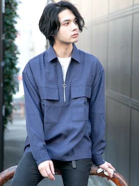 「CERCA（チェルカ）のアイテム」を使った、CERCAさん（メンズ・173cm）の春コーディネート