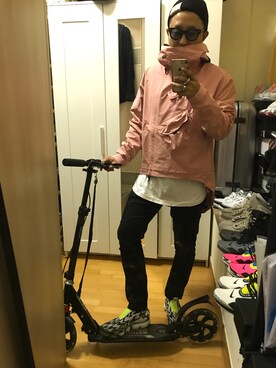 「A-COLD-WALL*（アコールドウォール）のアイテム（ニットキャップ/ビーニー）」を使った、PB Kohさん（メンズ・170cm）の秋コーディネート