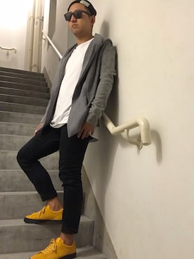 「A-COLD-WALL*（アコールドウォール）のアイテム（ニットキャップ/ビーニー）」を使った、PB Kohさん（メンズ・170cm）の秋コーディネート