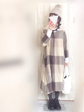 「べっ甲」｜「アイテム（その他）」を使った、KORO☺︎さん（レディース・152cm）の冬コーディネート