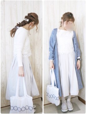 KORO☺︎さん（レディース・152cm）の春コーディネート