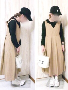 KORO☺︎さん（レディース・152cm）の春コーディネート