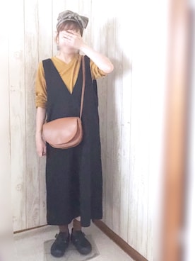 「GRL（グレイル）のアイテム（ピアス（両耳用））」を使った、KORO☺︎さん（レディース・152cm）の秋コーディネート