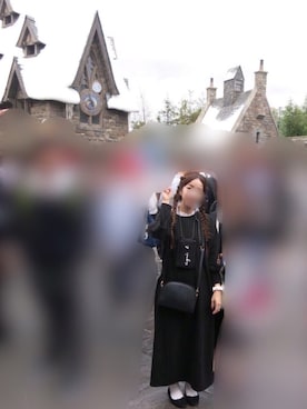 「ハロウィン」｜「アイテム（腕時計）」を使った、KORO☺︎さん（レディース・152cm）の秋コーディネート