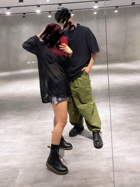 「Slightly Numb（スライトリーナム）のアイテム」を使った、hamigua81さん（メンズ・170cm）の冬コーディネート