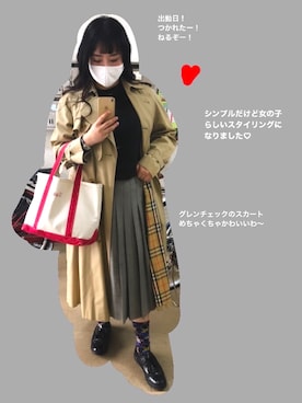 「MANEBU（マネブ）のアイテム」を使った、sakittyさん（レディース・162cm）の秋コーディネート