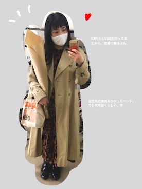 「MANEBU（マネブ）のアイテム」を使った、sakittyさん（レディース・162cm）の冬コーディネート