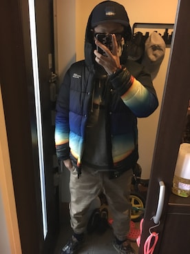 「KKOK（コック）のアイテム」を使った、FULLMoon1212!さん（メンズ・183cm）の冬コーディネート