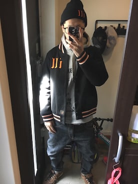 「KKOK（コック）のアイテム」を使った、FULLMoon1212!さん（メンズ・183cm）の春コーディネート