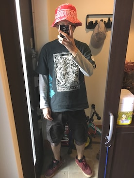 「SWAGGER（スワッガー）のアイテム（チノパンツ）」を使った、FULLMoon1212!さん（メンズ・183cm）の春コーディネート