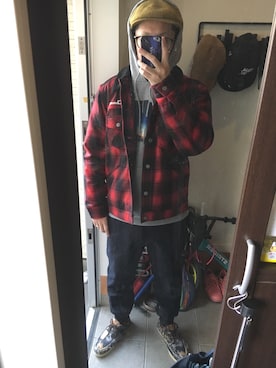 「Back Channel（バックチャンネル）のアイテム（ジャケット/アウター）」を使った、FULLMoon1212!さん（メンズ・173cm）の冬コーディネート
