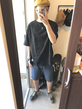 「Back Channel（バックチャンネル）のアイテム（ハンチング/ベレー帽）」を使った、FULLMoon1212!さん（メンズ・173cm）の春コーディネート